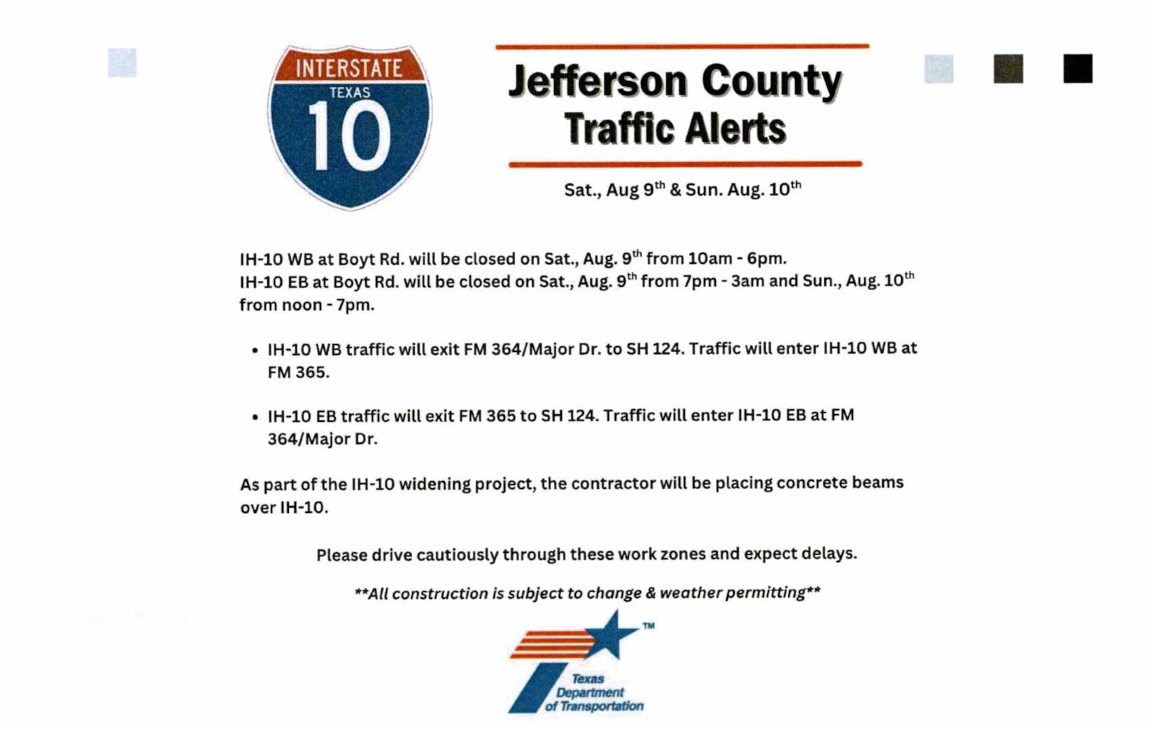 Traffic Alert